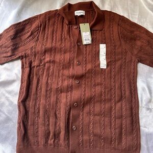 Goodfellow & Co Brown Polo Shirt
